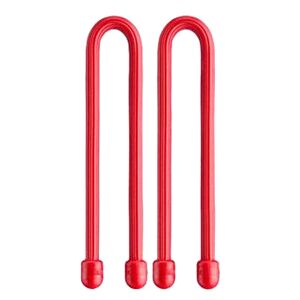 Nite Ize 2-Piece Reusable Rubber Twist Gear Tie Red 6inch Nite Ize 2-Piece Reusable Rubber Twist Gear Tie Red 6inch